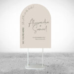 Welcome Sign Alessandra