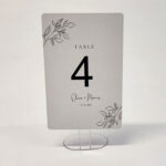 Table Number Olivia