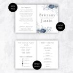 Wedding Church Program Brittany