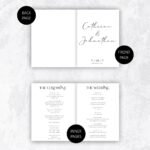 Wedding Church Program Cathrine